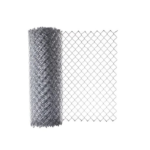 galvanised chainlink fence