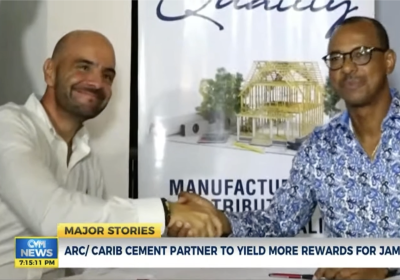 ARC Manufacturing & Carib Cement Renew Distribution Agreement